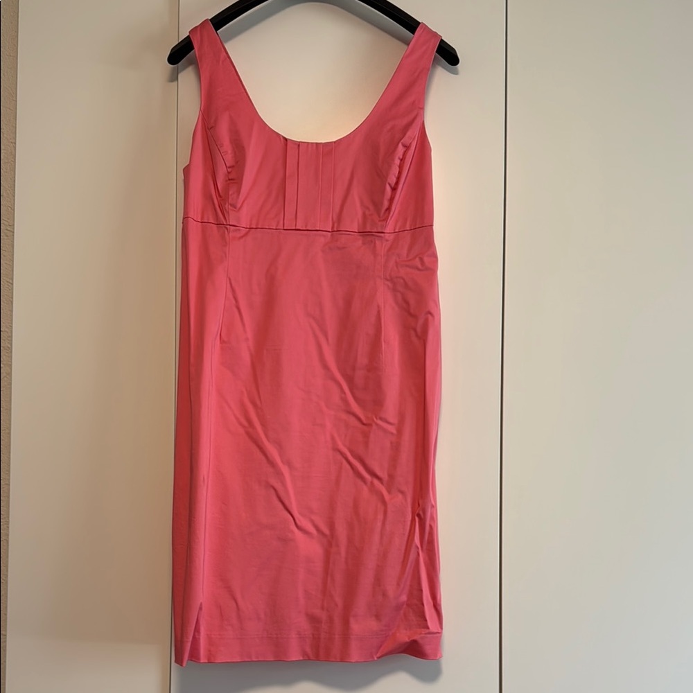 New York & Company Pink Mini Dress with Scoop Neck